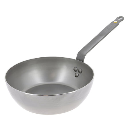 de Buyer MINERAL B Carbon Steel Country Fry Pan (9.5-inch / 11-inch)