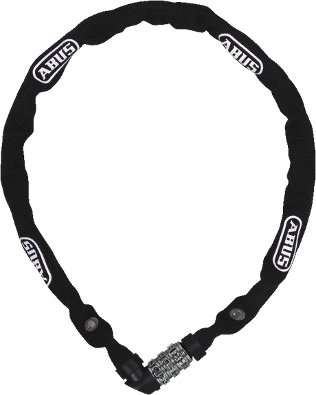 Abus Web Combo Chain Lock 1200/60-4mm Round Black