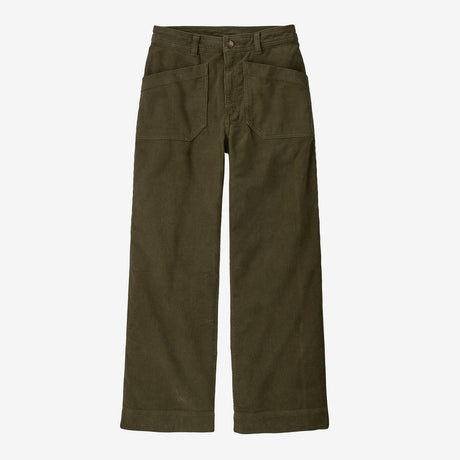 Patagonia Women's Wide-Leg Corduroy Pants - Basin Green Basin Green