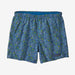 Patagonia Women's Baggies Shorts - 5" Floral Fun: Vessel Blue