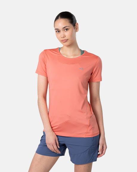 Kari Traa Women's Nora 2.0 Tee - Peach Peach