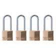 Master Lock Padlock Brass /  / 4PK