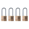 Master Lock Padlock Brass /  / 4PK