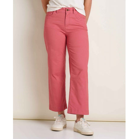 Toad Co. Womens Earthworks Wide Leg Pant Dusty cedar