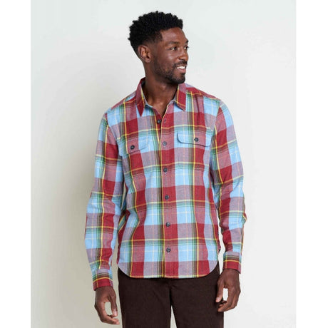 Toad Co. Mens Ranchero Long Sleeve Shirt Kyanite