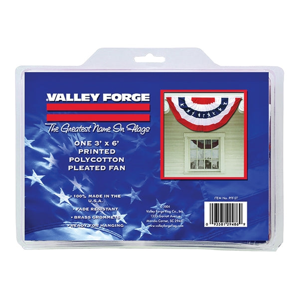 Valley Forge Full Fan Flag 3INX6IN