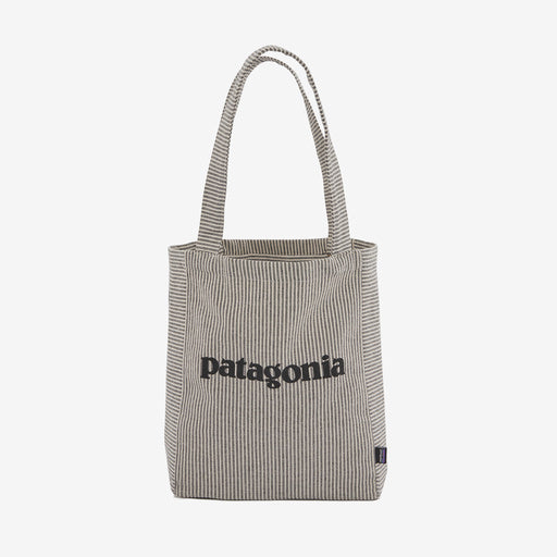 Patagonia Recycled Market Tote Fitz Roy Icon: Farrier Stripe Forge Grey