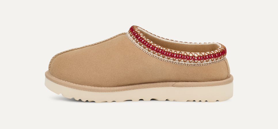 Ugg Women's Tasman Slipper - Sand/Dark Cherry Sand/Dark Cherry