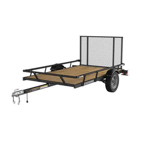 Karavan 5 X 8 Ft. Steel Utility Trailer W/ Slide Rail