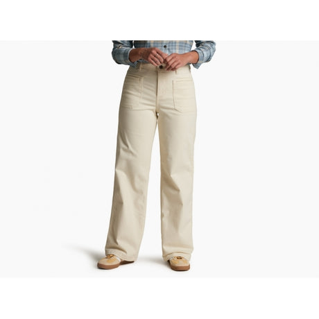 Kuhl Clothing Womens Kontour Wide Leg Vanilla