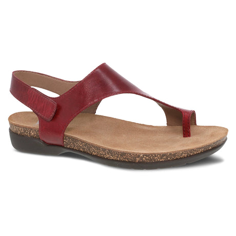 Dansko Women's Reece Sandal - Cinnabar Cinnabar Waxy Burnished