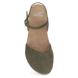 Dansko Women's Rowan Milled Nubuck Mary Jane Sandal - Ivy Ivy