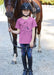 Kerrits Equestrian Apparel Kids Liberty Horse Tee Foxglove