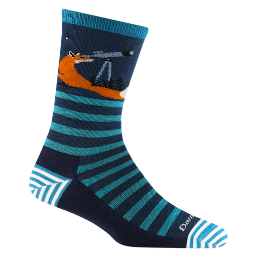 Darn Tough Women's Animal Haus Crew Lightweight Sock - Eclipse Eclipse