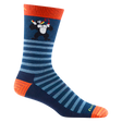 Darn Tough Men's Animal Haus Crew Lightweight Sock - Deep Water Deep Water