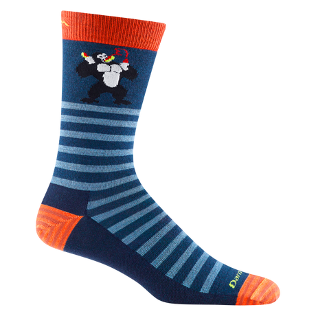 Darn Tough Men's Animal Haus Crew Lightweight Sock - Deep Water Deep Water