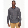 Marmot Mens Fairfax Novelty Heathered Lightweight Flannel Shirt MD
