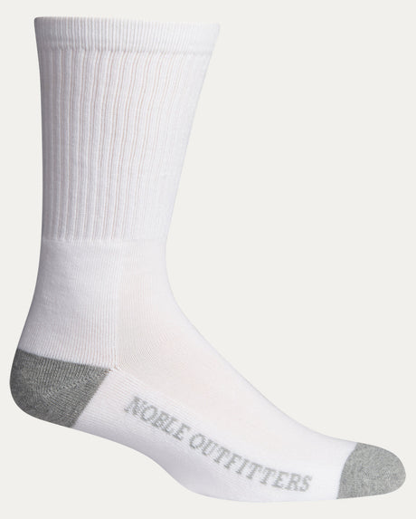 Noble Outfitters Performance Crew Sock White