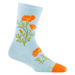 Darn Tough Women's Blossom Crew Lightweight Sock - Glacier Glacier