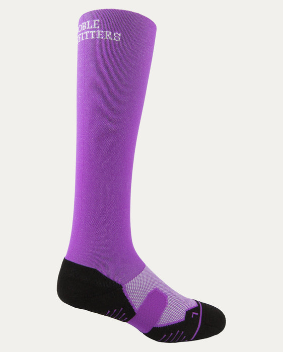 Noble Outfitters Perfect Fit Boot Sock Over the Calf Purple