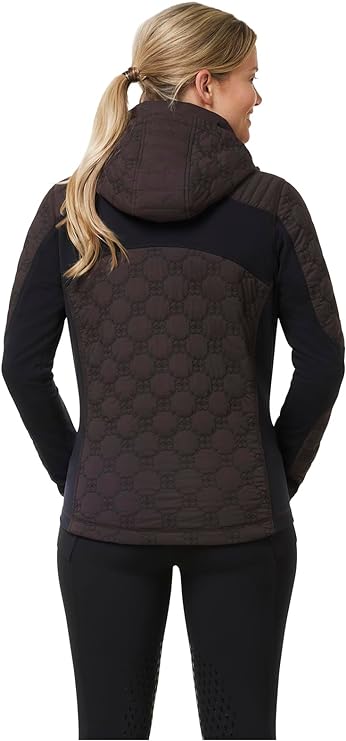 Kerrits Equestrian Apparel Bit by Bit Quilted Riding Jacket - Java Java