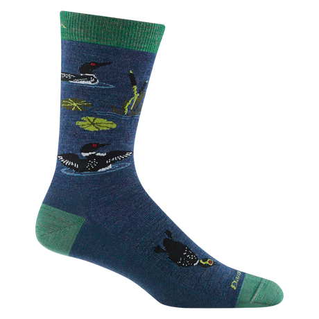 Darn Tough Men's Diver Crew Lightweight Lifestyle Sock - Denim Denim