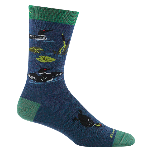 Darn Tough Men's Diver Crew Lightweight Lifestyle Sock - Denim Denim