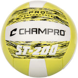 CHAMPRO SPORTS ST-200 Pro Performance Official Beach Volleyball Camo optic yellow