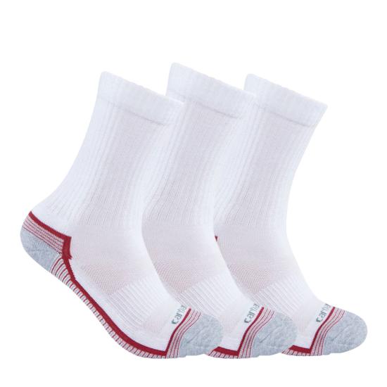 Women's Carhartt Force Midweight Crew 3 Pack Socks