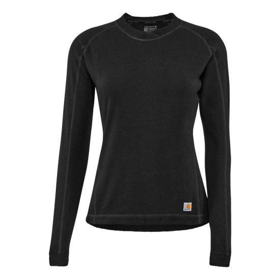 Women's Carhartt Force Heavyweight Synthetic Wool-blend Fleece Base Layer Crewneck Top