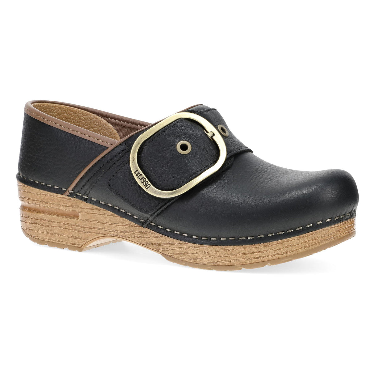 Dansko Pearson Womens Clog Black tumbled