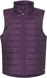 Kerrits Equestrian Apparel Kids Winter Whinnies Quilted Vest Raisin Winter Whinnies