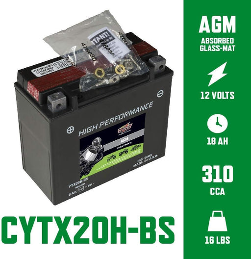 Interstate Batteries 12v 18ah Cycle-tron Ii High Performance Rechargeable Powersports Battery - 310 Cca