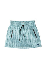 KAVU Women's Just Beachy Skort - Jagged Peaks Jagged Peaks