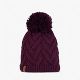 Buff Knitted & Polar Beanie Caryn Dahlia