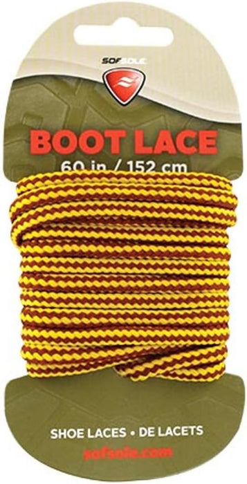 Sof Sole Round Boot Laces Gold/Brown