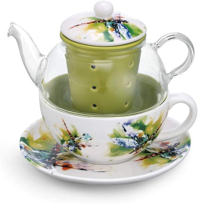 Dean Crouser Dragonfly Tea Pot Set