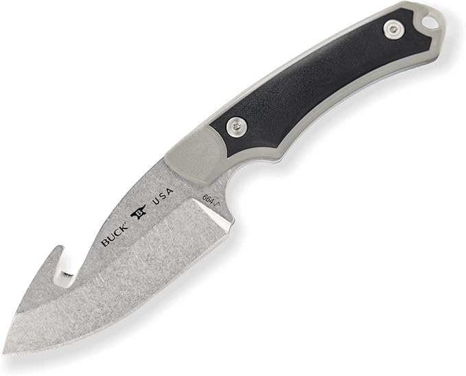 Buck Knives Alpha Hunter Select Guthook Knife Plain Gray Gray