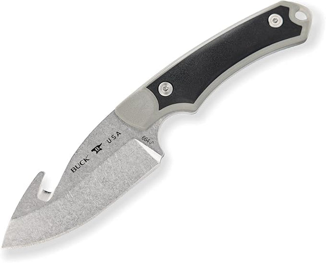 Buck Knives Alpha Hunter Select Guthook Knife Plain Gray Gray