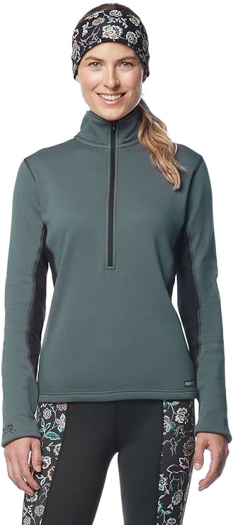 Kerrits Equestrian Apparel Horse Sense Fleece Half Zip - Solid Spruce