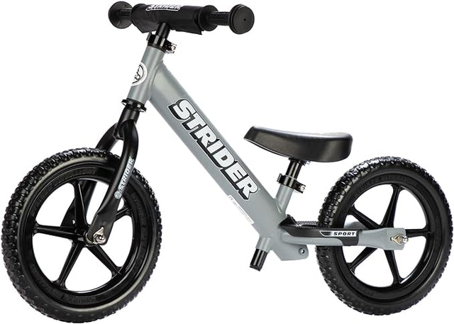 Strider Sports Strider 12 Sport Balance Bike, Matte Gray Matte gray