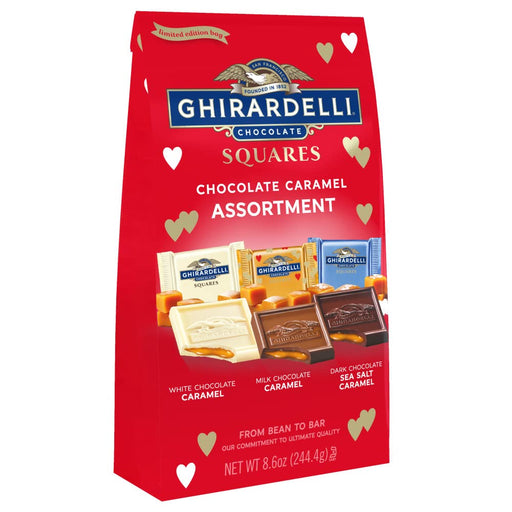 Ghiradelli Chocolate Caramel Squares Assortment Bag