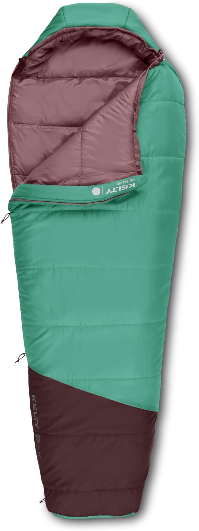 Kelty Mistral Kids 20 Deg Sleeping Bag Malachite Malachite
