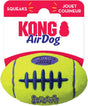 Kong AirDog Squeaker Football Dog Toy - Small / Medium / Large Yellow / Blue