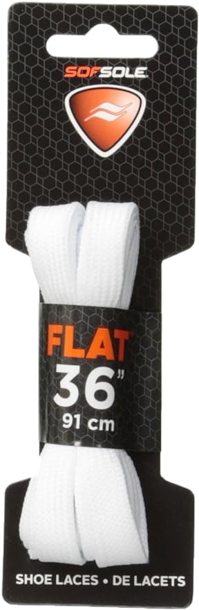 Sof Sole Athletic Flat Laces White