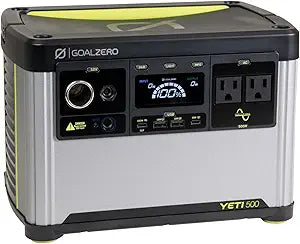 Goal Zero Yeti 500 6g Lith Phos Portable Battery