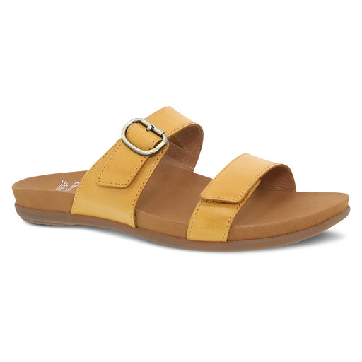 Dansko Women's Justine Calf Sandal - Yellow Yellow