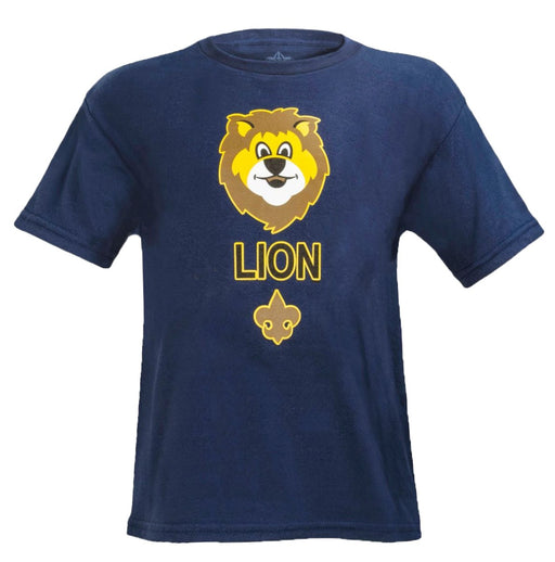 Boy Scouts of America Cub Scout Lion Rank Uniform T-Shirt, Youth, 100% Cotton t-shirt featuring Lion Logo