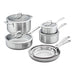 Zwilling Spirit 3-Ply 10-Piece Stainless Steel Cookware Set