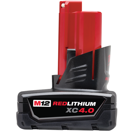 Milwaukee M12 Redlithium Xc 4.0 Extended Capacity Battery Pack